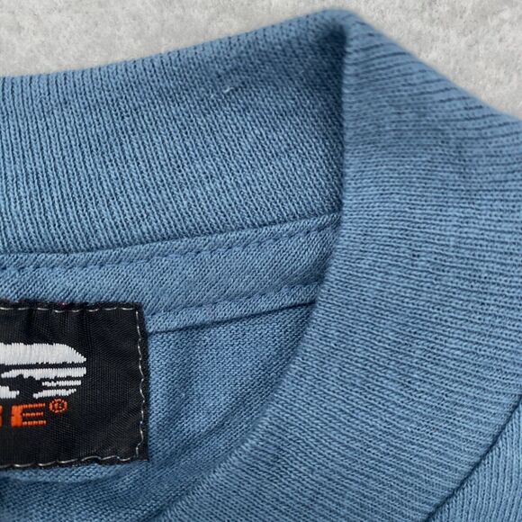 Pipeline Shirt Men Size Large USA Made BLUE Surf Wave Kona North Shore Graphic - Picture 7 of 10